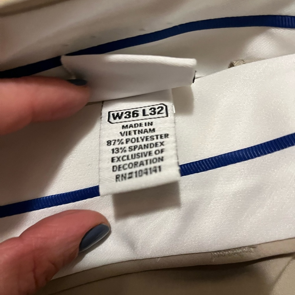 Men's khaki golf pants- like new! - Picture 7 of 7